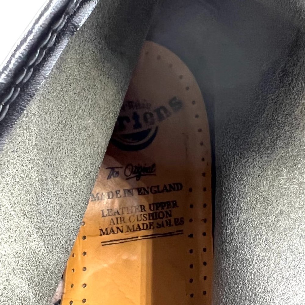 Dr Martens Grey Suede Boots - Picture 8 of 10